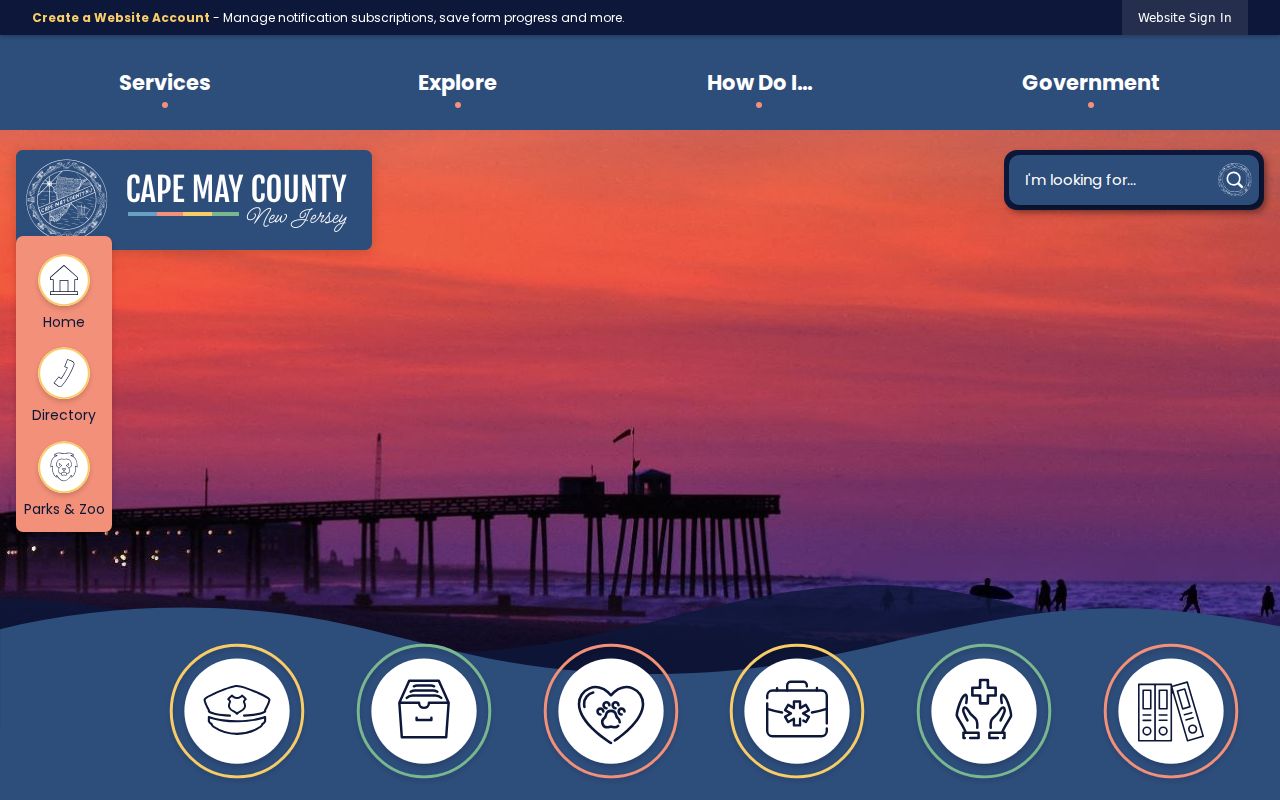 Cape May County criminal records government offices